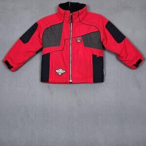 Obermeyer Jacket Boys 4 I-Grow Pilot Ski Winter Coat Compass Patch Outdoor